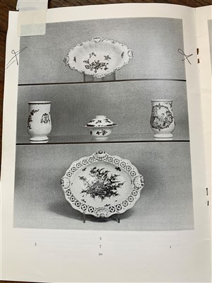 Lot 986 - A Plymouth porcelain oval dish with rococo...