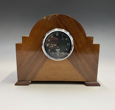 Lot 2919 - A Smiths 1930s motorcar clock, with black...