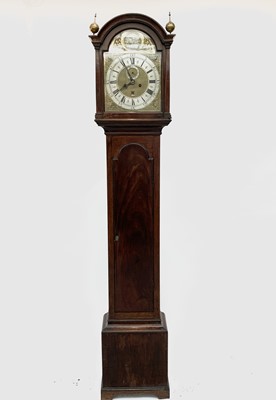 Lot 2927 - An 8 day long case clock, the movement signed...