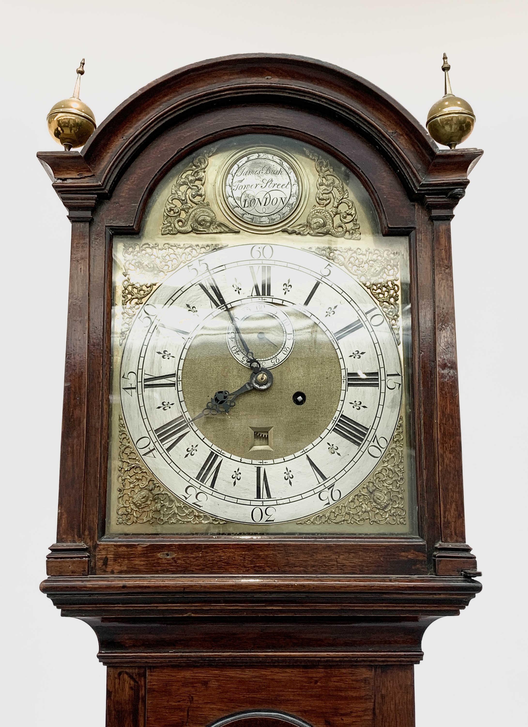 Lot 2927 An 8 day long case clock, the movement