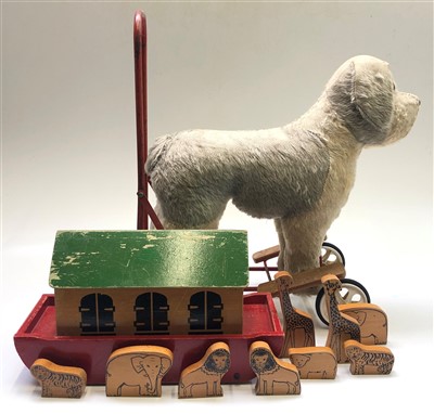 Lot 219 - A vintage Good-Wood Noah's Ark toy and...