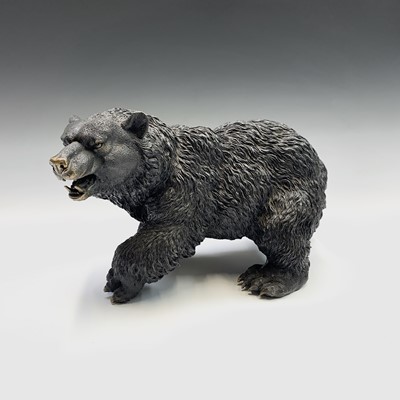 Lot 469 - A Continental Bronze figure of a bear, mid...