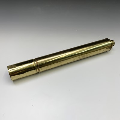 Lot 483 - A brass marine telescope, circa 1830, length...