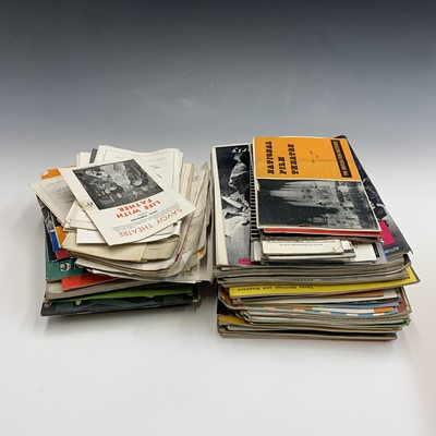 Lot 198 - A collection of magazines and programmes, to...