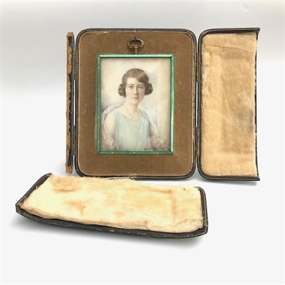 Lot 2622 - A 1920's portrait miniature by Keturah...