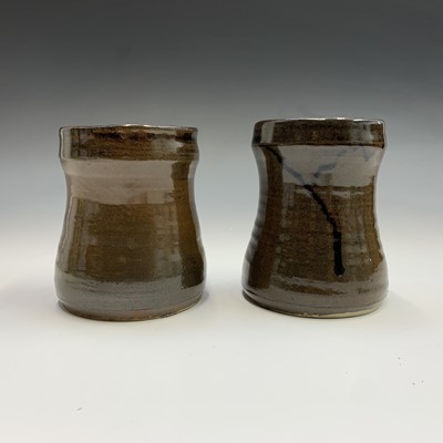 Lot 1087 - Lowerdown pottery, A Jeremy Leach pot, of...