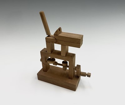 Lot 402 - Peter MARKEY (1930-2016) Dog A wooden...