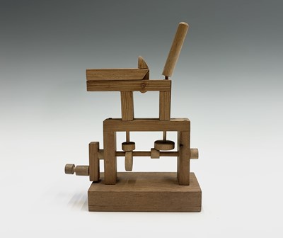Lot 402 - Peter MARKEY (1930-2016) Dog A wooden...