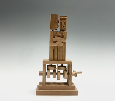 Lot 401 - Peter MARKEY (1930-2016) Embrace Wooden...