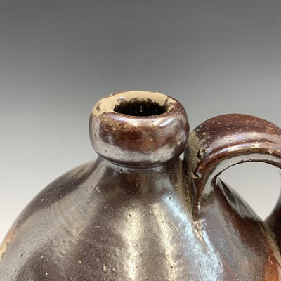 Lot 585 - A stoneware flagon inscribed 'John Lovidond &...