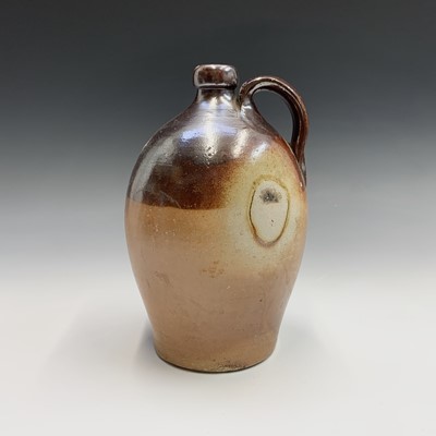 Lot 585 - A stoneware flagon inscribed 'John Lovidond &...