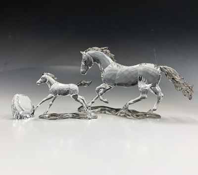 Lot 237 - A Swarovski Crystal Society ornament, 'Horse...