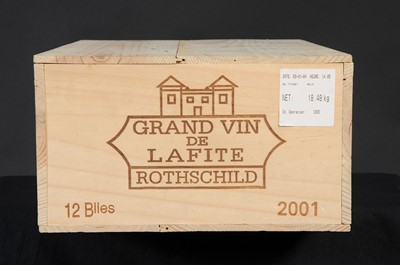 Lot 605 - Chateau Lafite Rothschild (12) 2001 Twelve...