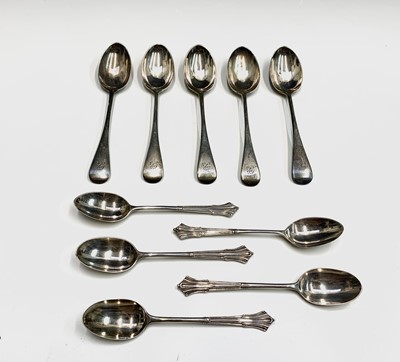 Lot 85 - A set of five Victorian Old English pattern...