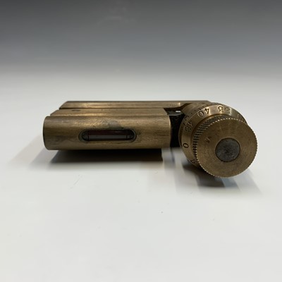 Lot 48 - A French WW1 brass machine gun clinometer,...