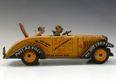 Lot 612 - An 'Arnold' Tinplate Open Top Tourer Car. The...