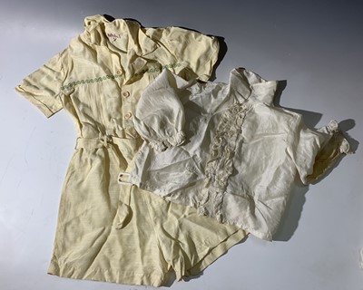 Lot 2832 - Three children's 1930s/40s romper suits, a...