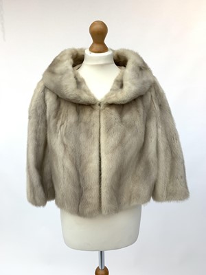 Lot 2847 - A 1950s pale mink evening bolero.