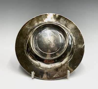Lot 41 - A Chinese silver saucer dish, circa 1900,...