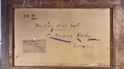Lot 277 - Charles Napier HEMY (1841-1917) Hauling Crab...