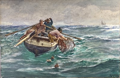 Lot 277 - Charles Napier HEMY (1841-1917) Hauling Crab...