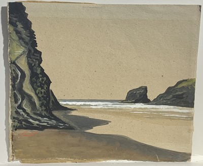 Lot 257 - Cadgwith A group of ten unframed watercolours ...