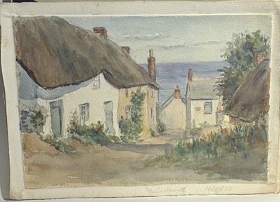 Lot 257 - Cadgwith A group of ten unframed watercolours...