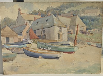 Lot 257 - Cadgwith A group of ten unframed watercolours...