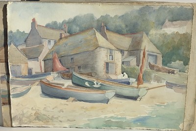 Lot 257 - Cadgwith A group of ten unframed watercolours...