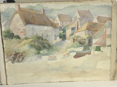 Lot 257 - Cadgwith A group of ten unframed watercolours...