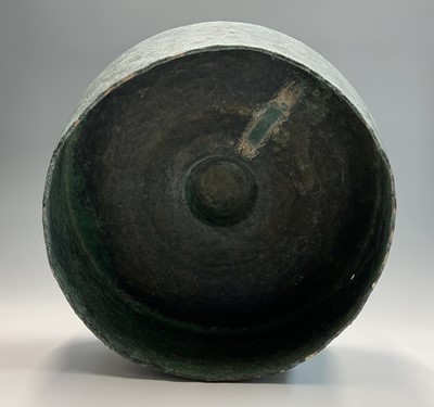 Lot 104 - A large Chinese beaten bronze gong, early 19th...