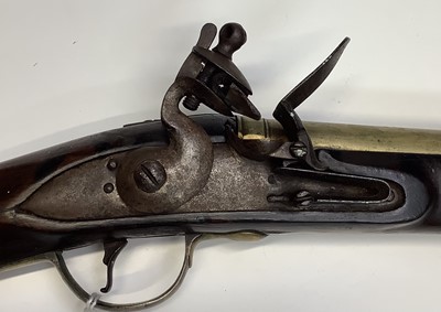 Lot 591 - A late 18th century flintlock blunderbuss, the...