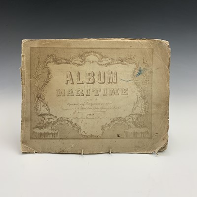 Lot 625 - 'Album Maritime' - A French volume containing...