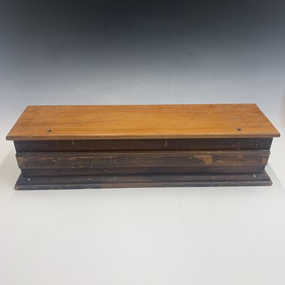 Lot 635 - Railwayana, a walnut cased electrical...