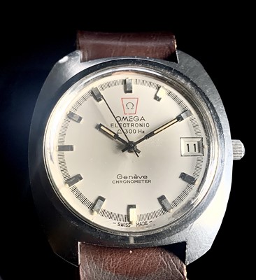Lot 816 - An Omega Geneve electronic f 300 hz gentlemans...
