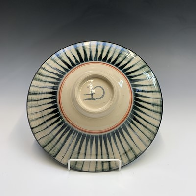 Lot 1104 - A Christine Feiler studio pottery footed bowl,...