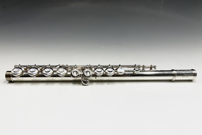 Lot 36 - A silver plated concert flute, by Gemeinhardt,...