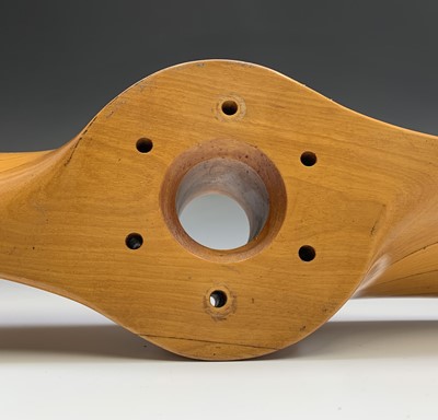 Lot 702 - A laminated wood Sensenich Corp twin blade...