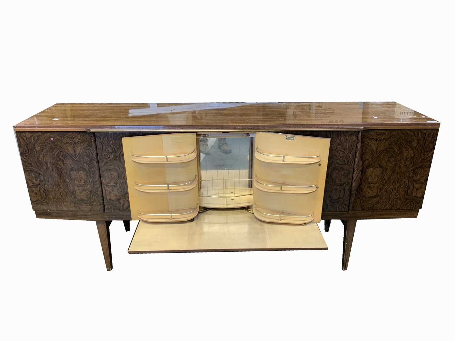 Lot 3169 - A mid-century Beautilty cocktail sideboard,...