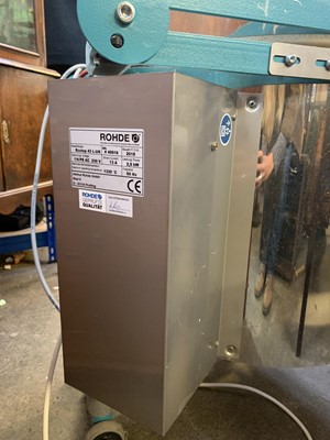 Lot 3248 - A Rohde Ecotop stainless steel electric kiln,...