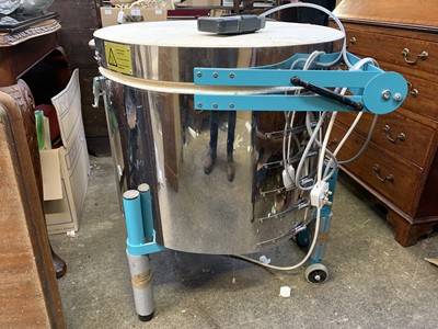 Lot 3248 - A Rohde Ecotop stainless steel electric kiln,...