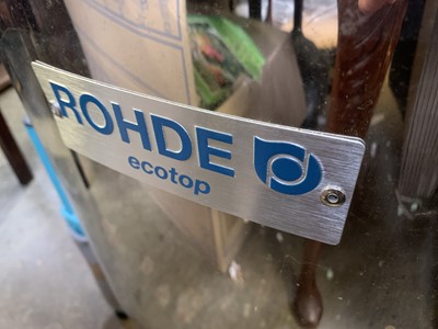 Lot 3248 - A Rohde Ecotop stainless steel electric kiln,...