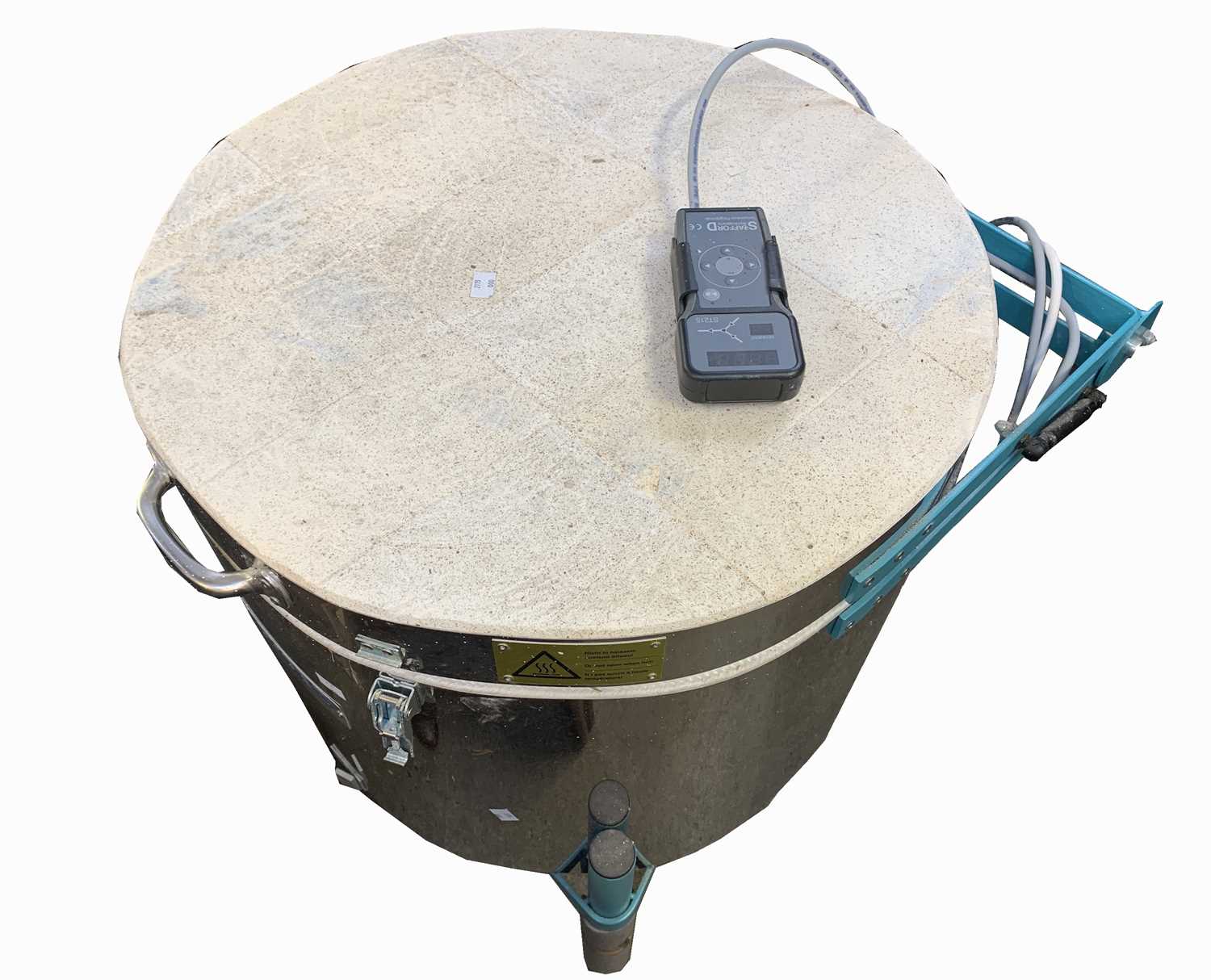 Lot 3248 - A Rohde Ecotop stainless steel electric kiln,...