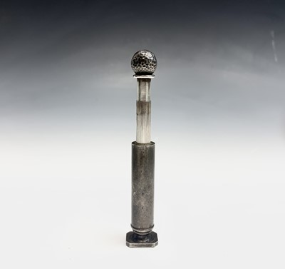 Lot 745 - A rare silver golfing pencil seal by Mordan...