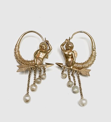 Lot 440 - A pair of exquisite neo classical gold and...