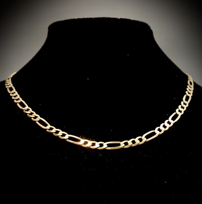 Lot 587 - A 9ct gold chain necklace 13.8gm