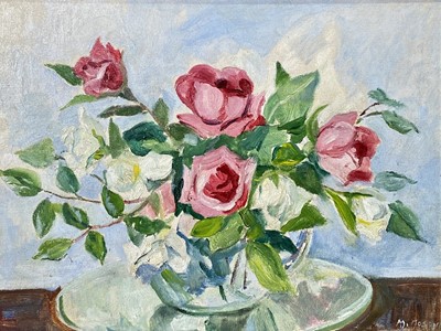 Lot 157 - Marjorie MOSTYN (1893-1979) Still Life - Roses...
