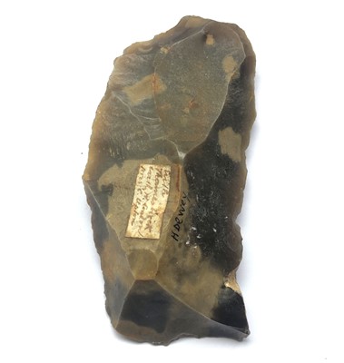 Lot 338 - Middle Palaeo, flake blade, flint, Erith,...