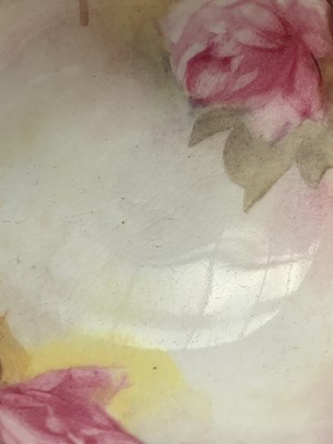Lot 803 - A Royal Worcester fruit painted miniature cup...