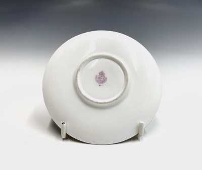 Lot 803 - A Royal Worcester fruit painted miniature cup...